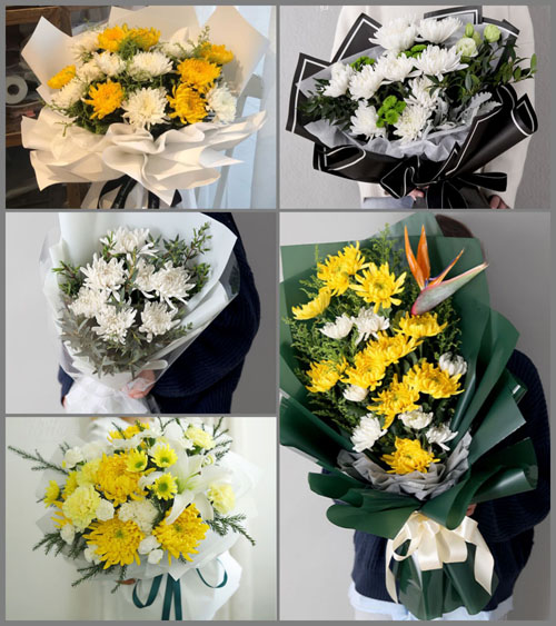 安徽滁州市南谯区黄泥岗镇祝郢村白事花束代送